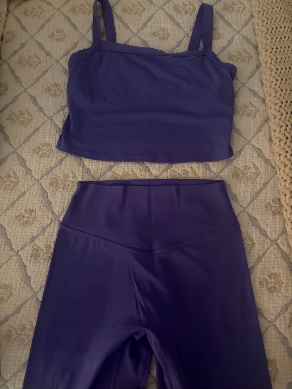 Vitality Active Tank Top (built in shelf bra) & High-Waist Leggings Set